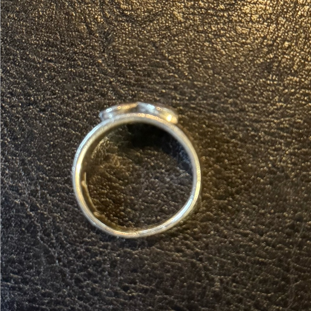 (Clearance)LA Sterling Silver puffy “Follow Your Heart”Ring Sz6.25 ring. 8 grams - Picture 4 of 6